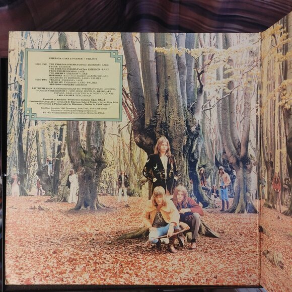 Vintage LP Vinyl Record Emerson, Lake & Palmer - Trilogy 12" 33RPM Album 1972 - Picture 3 of 5